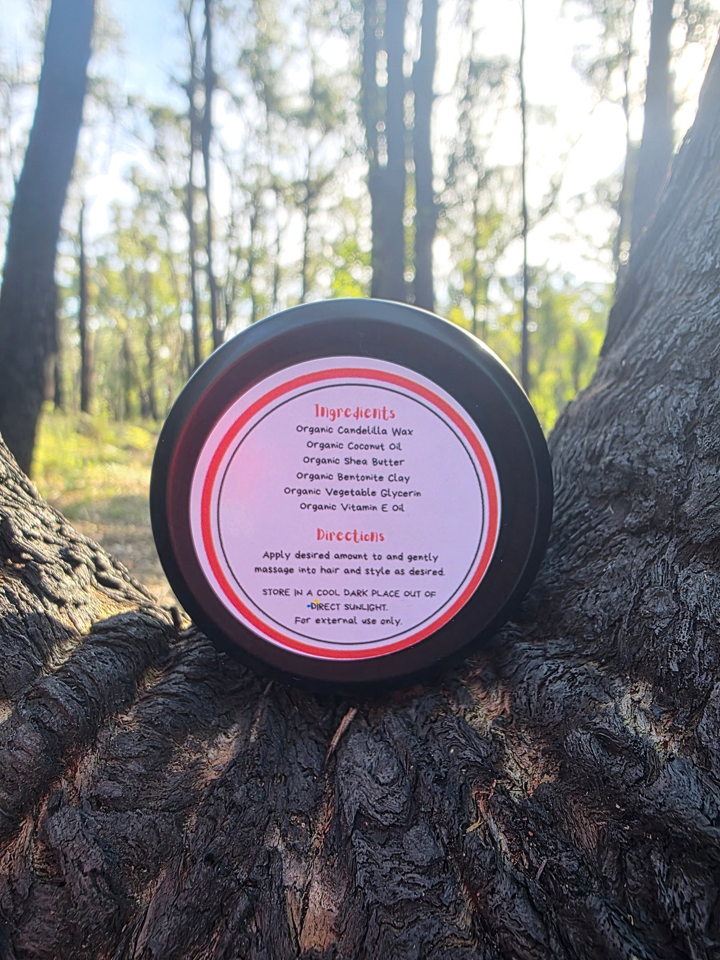 Hair Pomade, 100% Organic and Natural